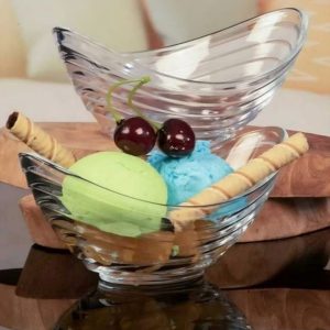 ظرف سرو جفتی گاندول برند پاشاباغچه pasabahce ترکیه کد 53983