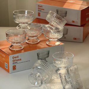 دسرخوری طرح الیسا پک ۶ تایی کد  033c